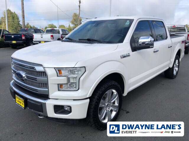 Pre Owned 2015 Ford F 150 Platinum 4wd 4wd Truck